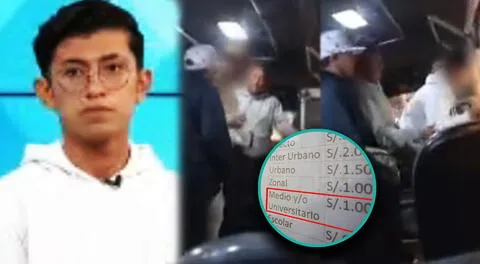 Universitario habla sobre la agresión que sufrió en cúster al no reconocerse el medio pasaje.