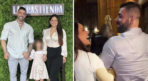 Andrea San Martín y Sebastián Lizarzaburu celebraron juntos el cumpleaños de su menor hija.