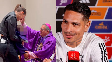Hijo de Paolo Guerrero fue bendecido en Las Nazarenas para que sea el nuevo delantero de Perú.
