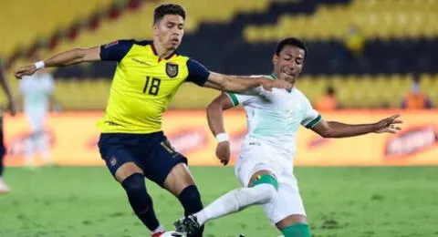 Bolivia perdió 2-1 contra Ecuador por Eliminatorias 2026