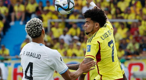 Colombia no lo cerró en casa y empató 2-2 con Uruguay por Eliminatorias 2026.