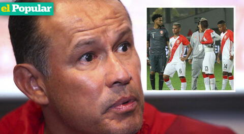 Juan Reynoso recibe críticas de hinchas peruanos por la falta de gol en la selección peruana.