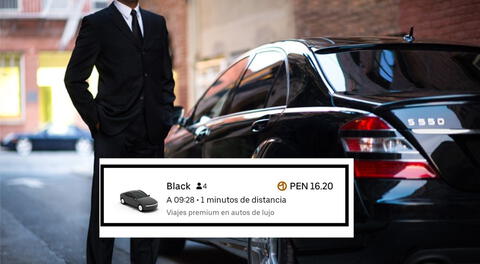 Uber Black permite viajar en autos de lujo y los mejores conductores de la app.