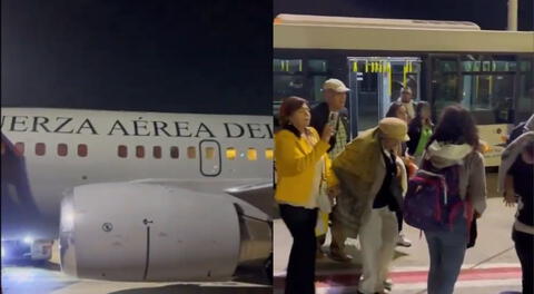 Los peruanos varados en Israel por fin abordaron el avión que los traerá de regreso.
