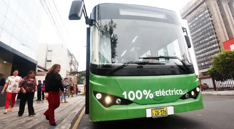 Conoce los detalles del bus eléctrico en el Perú.
