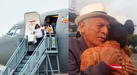 Peruano repatriados llegaron a Perú en avión presidencial.