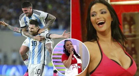 Mariella Zanetti cree que Argentina goleará a Perú en el partido de hoy en el Nacional.