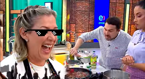 Mónica Zevallos trolea a Giacomo Bocchio en El Gran Chef Famosos.