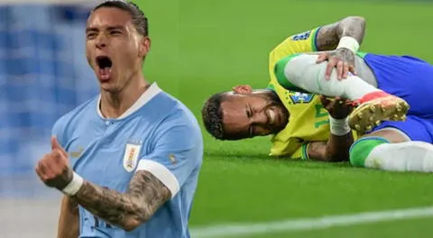 Uruguay se lleva el triunfo y Brasil queda preocupado por lesión de Neymar.