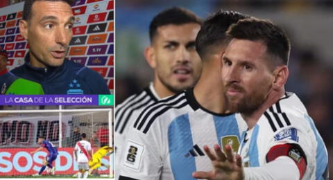 ¿Qué dijo Scaloni sobre Messi y la selección peruana?