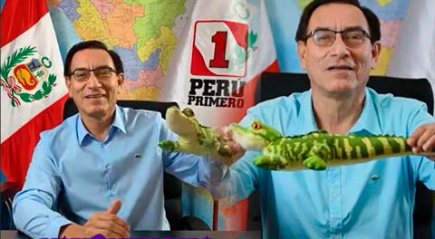 Martín Vizcarra anuncia la venta de peluches lagarto para financiar nuevo partido político.