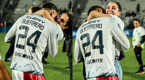 Paolo Guerrero y Ana Paula Consorte festejaron la Copa Sudamericana con LDU.