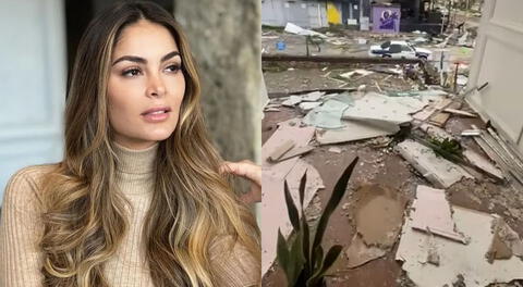Laura Spoya triste al ver su casa destruida por huracán Otis: “Duele ver destruido por lo que tanto trabajaste”