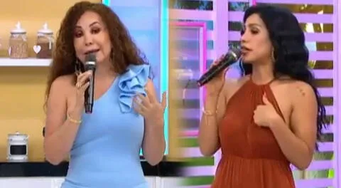 Leysi Suárez y Janet Barboza protagonizan discusión EN VIVO por la expareja.