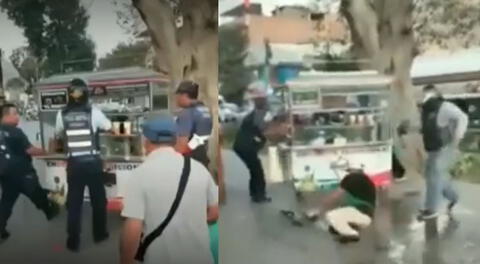 Lurigancho-Chosica: Emolientero arrojó agua hirviendo a fiscalizadores para evitar que le quiten su carrito