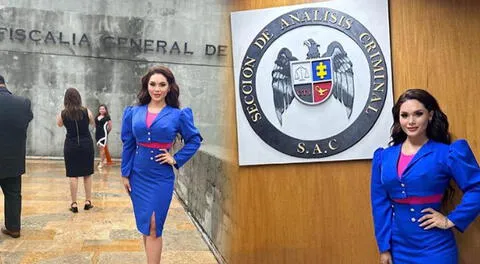 Génesis Tapia visitó la Fiscalía de la Nación de Medellín como parte de sus pasantías como abogada.