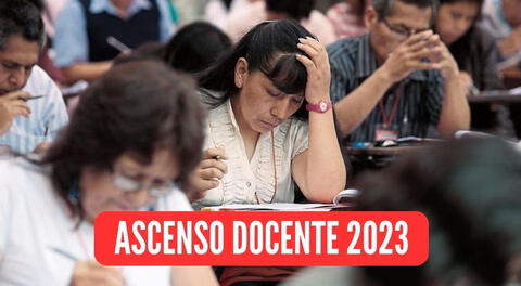El concurso público Ascenso Docente 2023 está a pocos días de iniciarse su examen nacional.