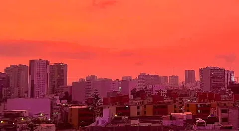 Senamhi explica qué ocasionó el cambio de color en el cielo de Lima.