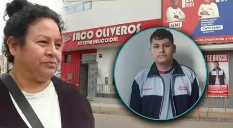 La madre del escolar desaparecido se encuentra desesperada por encontrarlo.