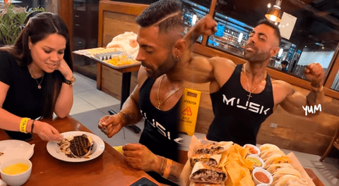 Sebastián Lizarzaburu sorprende con cantidad de comida que comió tras ganar competencia.