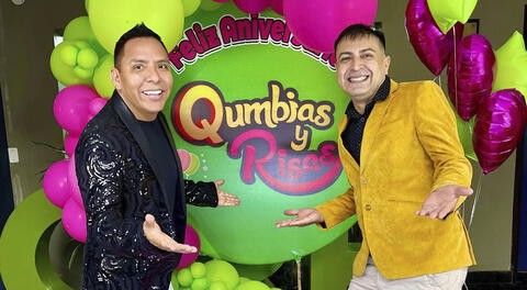 Edwin Sierra junto a Oscar del Río conducen "Qumbias y risas".