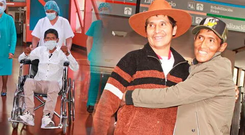 Cusco. El joven no dudó en expresar su agradecimiento por tener una nueva oportunidad de vivir.