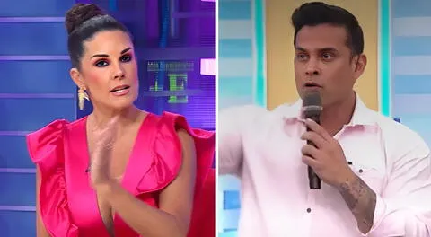Rebeca Escribens jala las orejas a Christian Domínguez: "Él permite que hablen de sus ex"