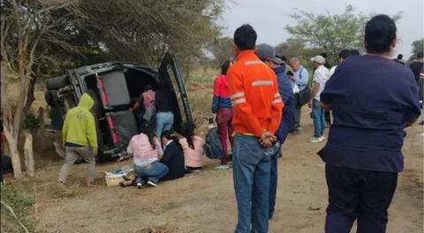 El accidente se produjo en el distrito de Mórrope.