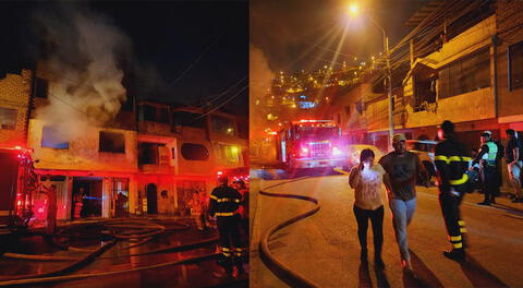 El estado de la mujer aun se desconoce. El fuego fue controlado por los bomberos.