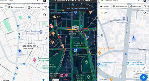 Así se verían las calles de Lima con la nueva actualización de Google Maps.