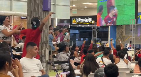 Perú vs. Venezuela: Así se gritó el gol de la ‘Vinotinto’ en centro comercial peruano y es viral