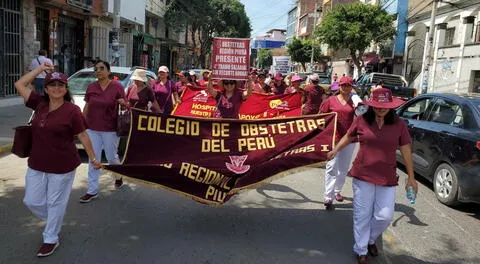 Las trabajadoras del sector salud pidieron que se cumpla con su pliego de reclamos.