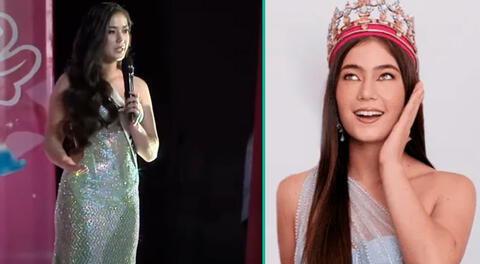 Kyara Villanella y sus excelentes respuestas en el Miss Teen Universe 2023.