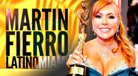 Magaly Medina se llevó a casa un galardón de los Premios Martín Fierro Latino 2023