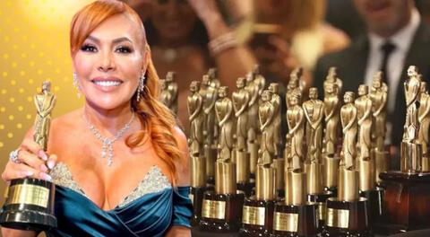 Magaly Medina recibió con alegría su estatuilla de los Premios Martín Fierro Latino 2023: ¿Cuánto vale?