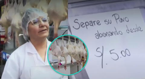 Comerciante avícola lanza oferta para separar pavo navideño en cómodas cuotas.