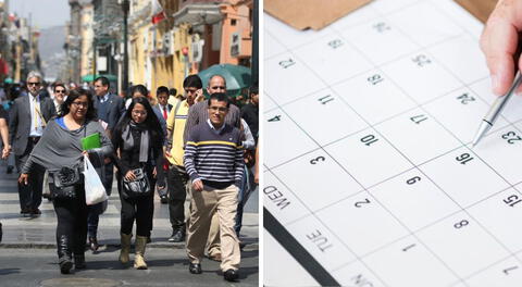 El Estado Peruano publicó los feriados y días no laborables para este 2024.