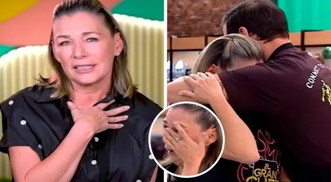 Mónica Zevallos rompe en llanto con emotivo mensaje de sus hijos en El Gran Chef Famosos