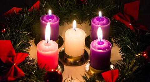 Esta tradición de prender las velas de Adviento representa las buenas vibras para recibir una excelente navidad.