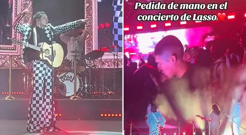 Concierto de Lasso en Lima: Pareja se comprometió al son de 'Hasta ese día'