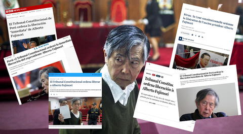 Los principales medio del mundo no fueron ajenos a la noticia de la liberación de Alberto Fujimori.