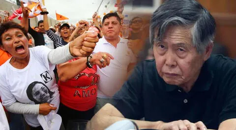 Alberto Fujimori sale en libertad luego de la decisión del Tribunal Constitucional.