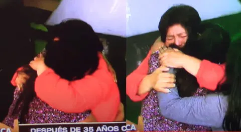 Un abrazo para siempre. La esperanza de ambas permitió un emotivo reencuentro.