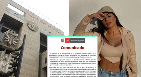 Vanessa López será denunciada por el Ministerio de Cultura por comentarios racistas.