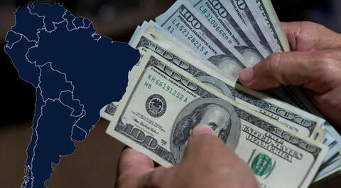 Perú ni Argentina lideran la lista con el menor salario mínimo en Latinoamérica.