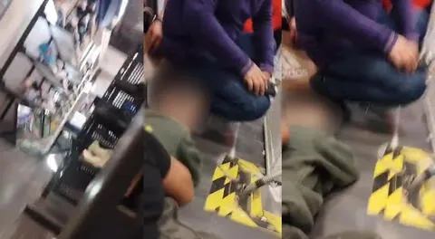 Momentos de terror en el Mall. Una madre desesperada solo busca que su hijo esté bien. Terrible.