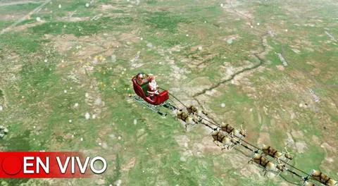 ¿Papá Noel ya pasa por Perú? Sigue EN VIVO vía Santa Tracker su recorrido por el mundo