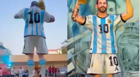 En todo el mundo tratan de homenajear a Messi
