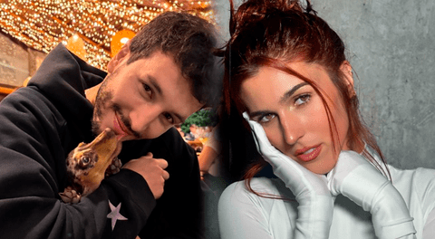 Sebastián Yatra y Arianna Rovegno juntos en Año Nuevo.