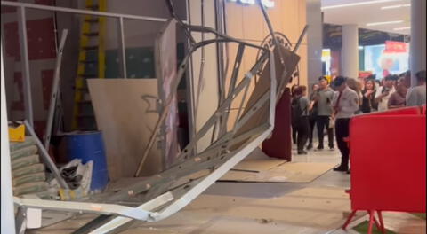 Mall de San Juan de Lurigancho pudo convertirse en escenario de terror para los visitantes.